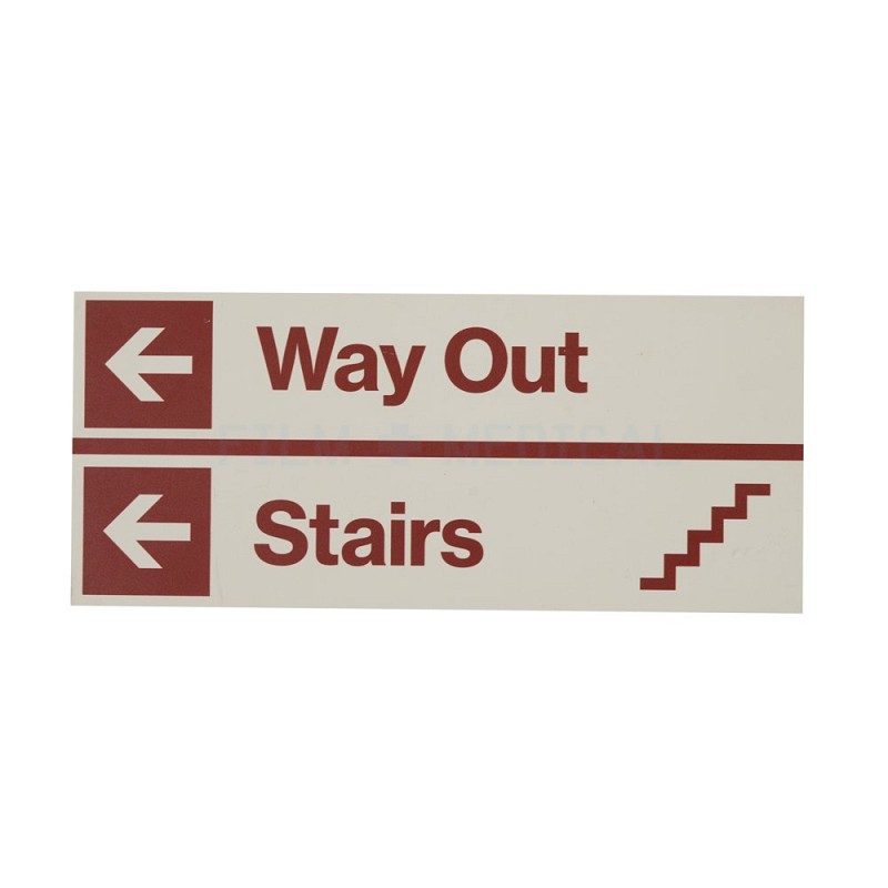  Red Signs Way Out